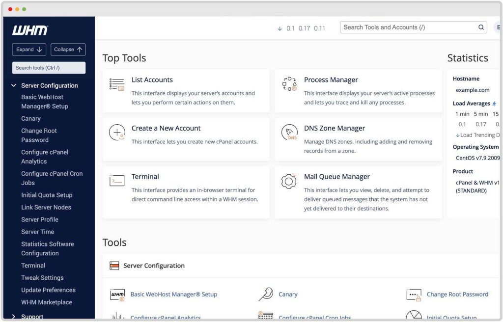 WHM TOOLS 
